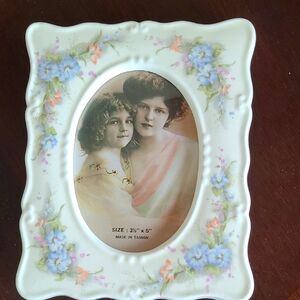 Floral Ceramic Picture Frame